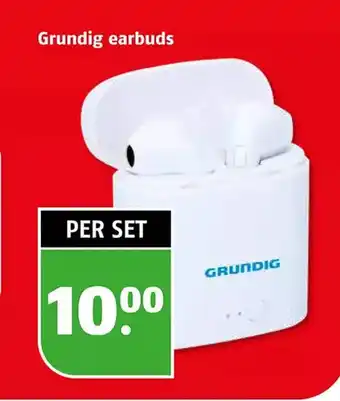 Poiesz Grundig earbuds aanbieding