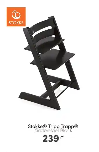 Baby & Tiener Stokke® tripp trapp® kinderstoel black aanbieding