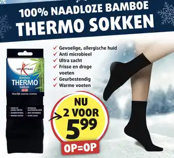 Lucovitaal Thermo sokken aanbieding