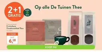 Holland & Barrett Op alle de tuinen thee aanbieding