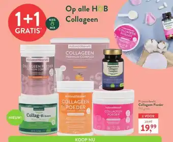 Holland & Barrett Prijsvoorbeeld: collageen poeder 150 gram aanbieding