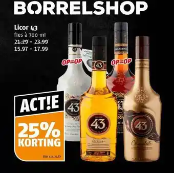 Poiesz Licor 43 aanbieding