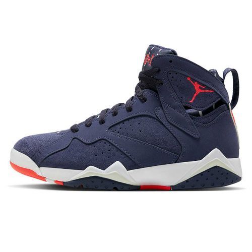 Jordan air 7 retro quai54, neutral indigo/bright crimson-white, schoenmaat:  36 1/2, sneakers, dv0577-500 aanbieding bij Kickz