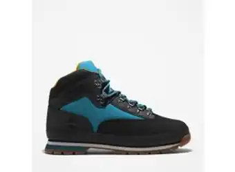 Timberland Timberland euro hiker boot voor heren in zwart met blauw zwart aanbieding