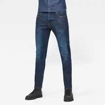 G-Star RAW G-star raw 3301 slim jeans - donkerblauw - heren aanbieding