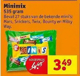 Kruidvat Minimix 535g aanbieding