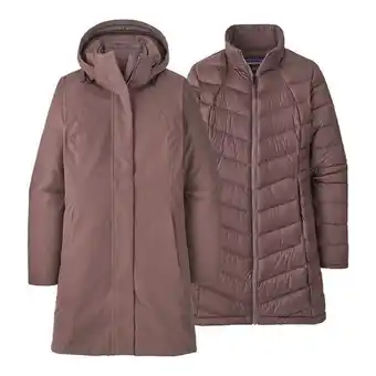 Hardloop Patagonia tres 3-in-1 parka - parka - dames dusky brown aanbieding