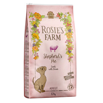 Zooplus 12kg lam met zoete aardappel & bonen rosie's farm hondenvoer aanbieding