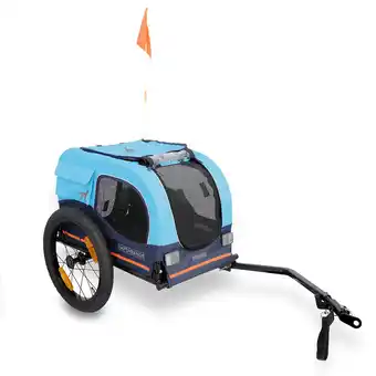 Zooplus Hafenbande fietskar cabby s incl. twee koppelingen l116xb52xh61cm/max 20kg hond aanbieding