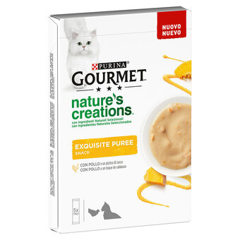Zooplus 5x10g kip en pompoen nature's creations snack gourment kattensnack aanbieding