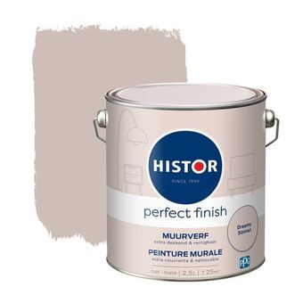 Praxis Histor muurverf perfect finish mat dreamy sonnet 2,5l aanbieding