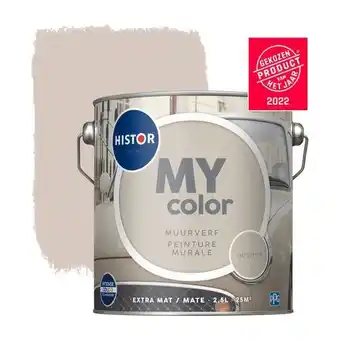 Praxis Histor muurverf my color extra mat intuitive 2,5l aanbieding