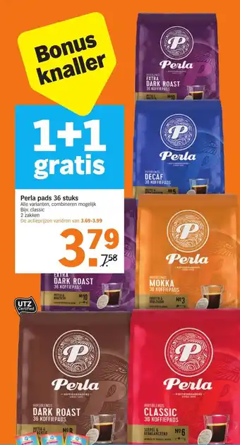 Albert Heijn Perla pads 1+1 aanbieding