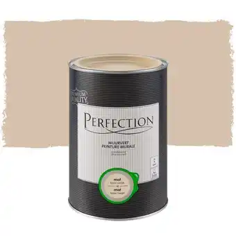 Praxis Perfection muurverf ultradekkend mat basic beige 1l aanbieding