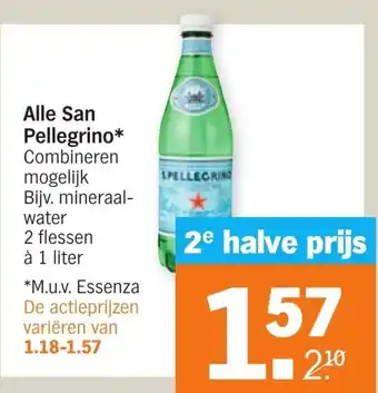 Albert Heijn Alle San Pellegrino 2 st aanbieding