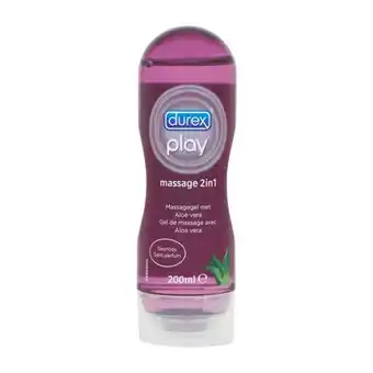 Coop Durex play massage 2in1 aloe vera aanbieding