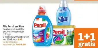 Albert Heijn Alle Persil en Silan 1+1 aanbieding