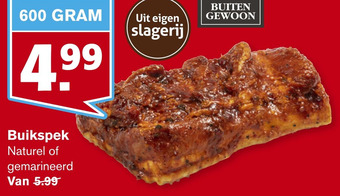 Hoogvliet Buikspek aanbieding