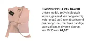 Nijhof Kimono Geisha Van Kayori aanbieding