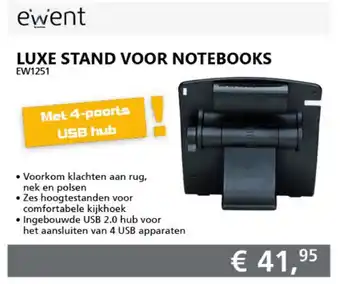 De ICT Vakman Ewent Luxe stand voor notebooks | EW1251 aanbieding