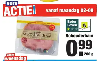 ALDI Schouderham 200g aanbieding