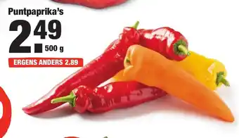 ALDI Puntpaprika 500g aanbieding