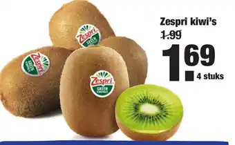 ALDI Zespri kiwi 4st aanbieding