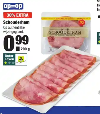 ALDI Shouderham 200g aanbieding