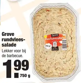 ALDI Grove rundvleessalade 750g aanbieding