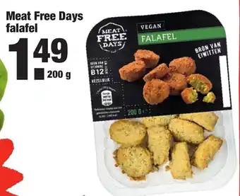 ALDI Meat Free Days vegan falafel 200g aanbieding