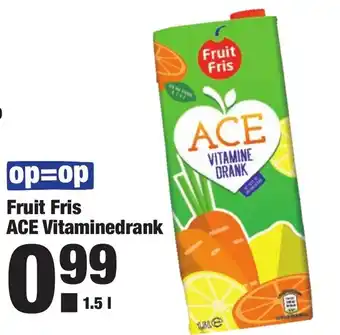 ALDI Fruit Fris ACE Vitaminedrank 1.5L aanbieding