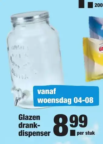 ALDI Glazen drankdispenser aanbieding