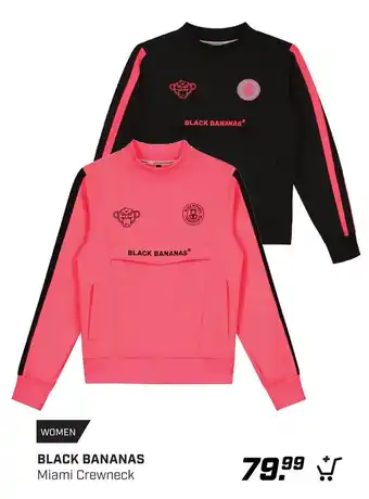 Daka Sport Black bananas miami crewneck aanbieding