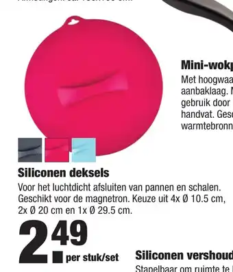 ALDI Siliconen deksels aanbieding