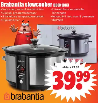 Dirk Brabantia slowcooker aanbieding