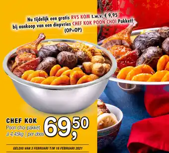 Amazing Oriëntal CHEF KOK Poon choi pakket aanbieding