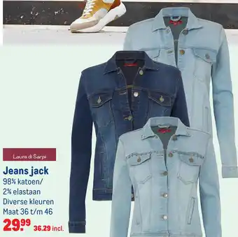 Makro Jeans jack aanbieding