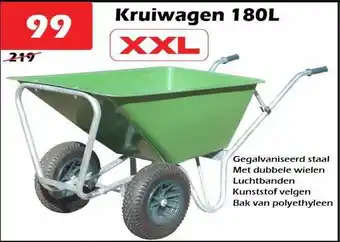 iTEK Kruiwagen 180l aanbieding