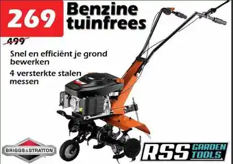 iTEK Benzine tuinfrees rss garden tools aanbieding