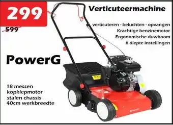 iTEK Verticuteermachine powerg aanbieding