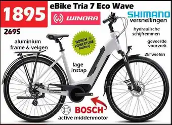 iTEK Ebike tria 7 eco wave aanbieding