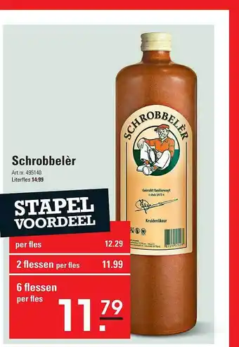 De Kweker Schrobbelèr aanbieding