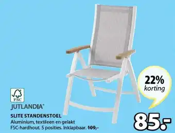 Jysk Slite Standenstoel aanbieding