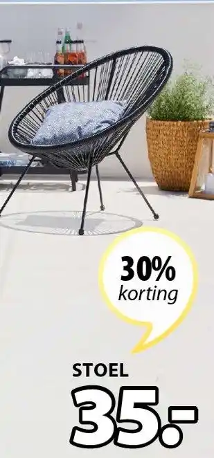 Jysk Idre stoel aanbieding