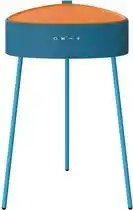 Bol.com Fontastic 255212 draadloze luidspreker table design - bluetooth 5.0 - blauw/oranje aanbieding
