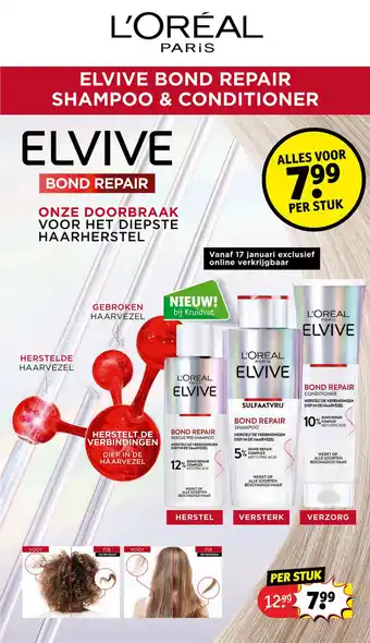 Kruidvat Elvive bond repair aanbieding