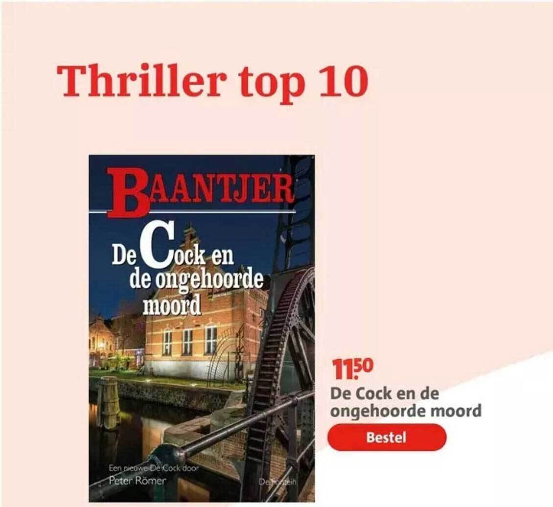 De cock en de ongehoorde moord aanbieding bij Bruna