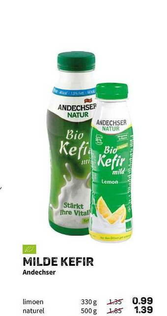 Ekoplaza Milde Kefir Andechser aanbieding