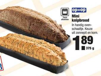 ALDI Mini Knipbrood aanbieding