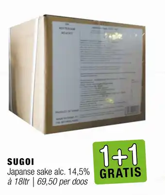 Amazing Oriëntal Sugoi Japanse Sake aanbieding